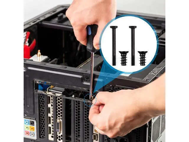 Alt view image 5 of 7 - 60pcs Laptops Computer Screw Kit Short Screws Cpu and Motherboard Case Fan Mount Screws Self- Tapping Screws Small Screws Assortment Kit Case Fan Screw Kit Ssd Socket