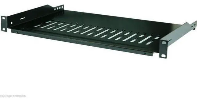 Alt view image 2 of 3 - RAISING ELECTRONICS Cantilever Server Shelf Vented Shelves Rack Mount 19inch 1U 10inch(250mm) Deep