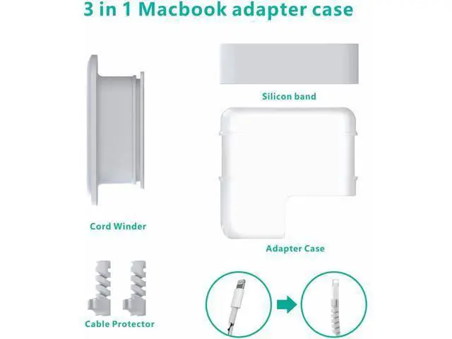 Alt view image 4 of 6 - TATOFY Case for MacBook & iPad Charger, 29w 30w 35w Apple Charger Case, Travel Cord Organizer, Apple Accessories (for Apple 29w 30w 35w Adapter)
