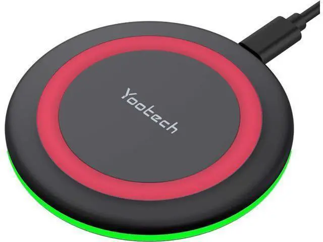 Main image of Yootech Wireless Charger,10W Max Fast Wireless Charging Pad Compatible with iPhone 15/15 Plus/15 Pro Max/14/13/SE 2022/12/11/X/8,Samsung Galaxy S22/S21/S20,for AirPods Pro 2(No AC Adapter)