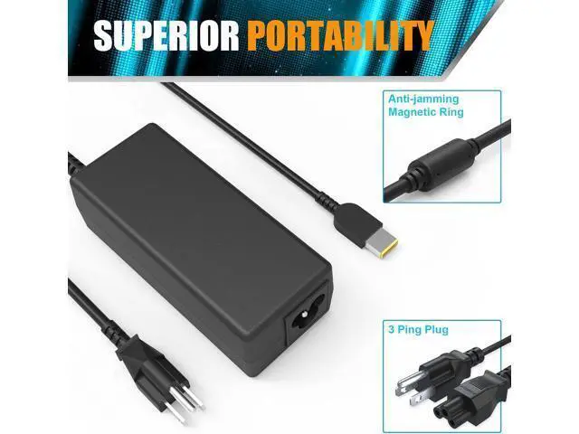 Alt view image 7 of 7 - AC Adapter 90W 20V 4.5A Laptop Charger for Lenovo ThinkPad X1 Carbon T440 E431 G410 45N0237 45N0236 45N0239 344428U ThinkPad T431s Z510 PA-1900-081 0B46994 0B46995 Yoga 11s Flex 14 15D Power Cord