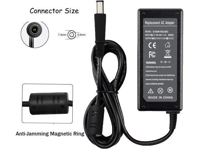 Alt view image 4 of 7 - 19.5V 3.34A 65W PA-12 AC Adapter Charger for Dell Inspiron M5030 M5110 N4010 N4020 N4030 N5010 N5110 N5030 N5040 N5050 Inspiron 15 1564 3537 7537 Power Supply Cord(7.4 * 5mm Tip)