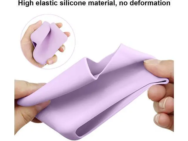 Alt view image 3 of 7 - for MacBook Pro 16 inch 2024 M4 A3186 A3403 140W Power Adapter Cover, 140W Soft Silicone Charger Case Sleeve for Mac Pro 16 A2991 A2780 A2485 2021-2023 M3 M2 M1 Pro/Max Chip, Pink Purple