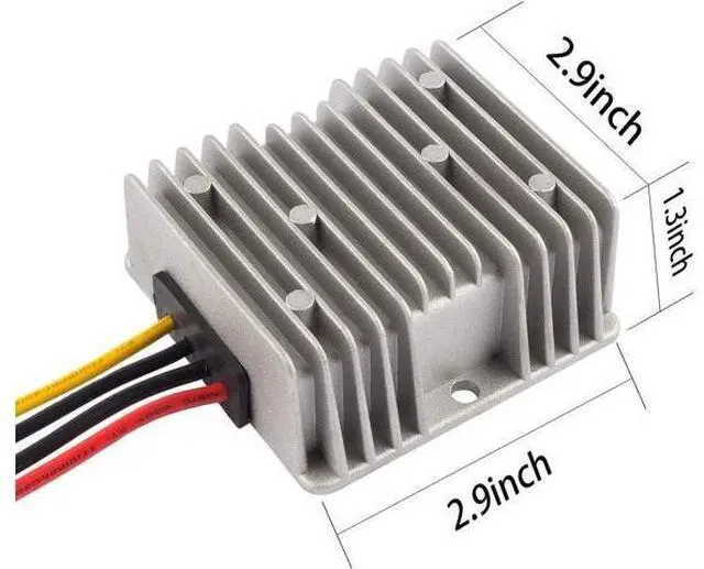 Alt view image 5 of 7 - uxcell Power Converter Regulator DC12V/24V to DC6V 25A 150W Waterproof Voltage Convert Transformer