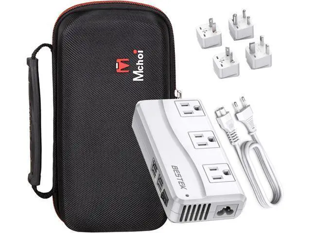 Alt view image 5 of 7 - Mchoi Hard Case for BESTEK/for Ceptics 2000W Travel Universal Travel Adapter 220V to 110V Voltage Converter, Case Only (New Version)