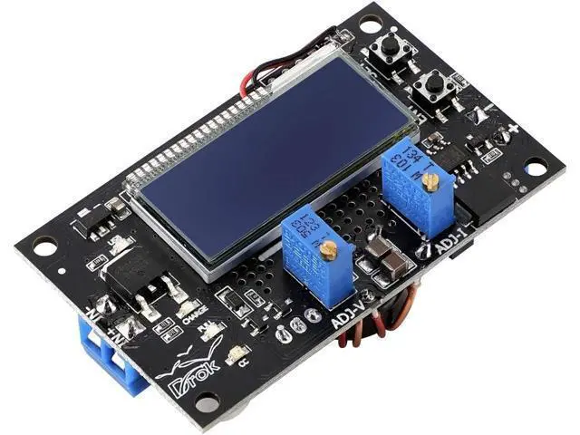 Alt view image 6 of 7 - DROK Buck Boost Voltage Regulator, DROK DC 6-30V to DC 0.5-30V 5V 12V 24V Adjustable Voltage Converter, 4A 60W Power Supply Step Up Down Transformer Board Module with USB Port Case LCD Display Volt Am