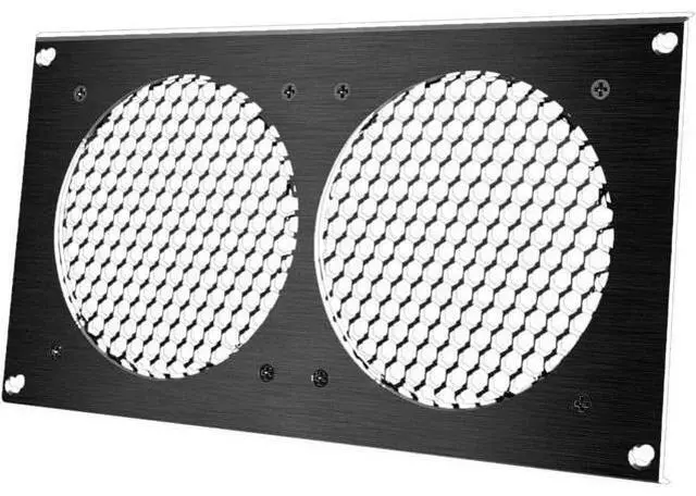 Main image of AC Infinity Ventilation Grille, for PC Computer AV Electronic Cabinets, Also mounts Two 120mm Fans