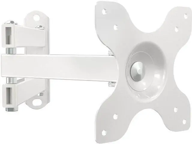 Main image of WALI TV Wall Mount Articulating LCD Monitor Full Motion 15 inch Extension Arm Tilt Swivel for Most 13 to 32 inch LED TV Flat Panel Screen with Mounting Holes up to 100x100mm (1330LM-W), White