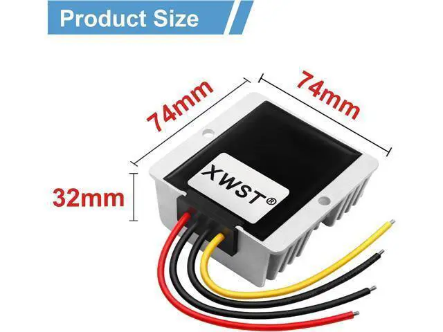 Alt view image 3 of 7 - DC DC 12V to 15V 15A Step-up Module,Boost Converter 9V-13V to 15V Voltage Regulator,Waterproof Power Adapt 225W 15V Volt Transformer Module(12V to 15V 15A)