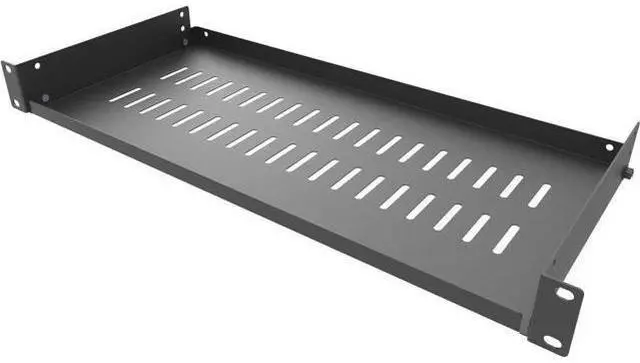 Main image of Jingchengmei 1U Disassembled Vented Cantilever Server Rack Mount Shelf 8"(203mm) Depth for 19-Inch Network/AV Equipment Rack and Cabinet(1U8V)