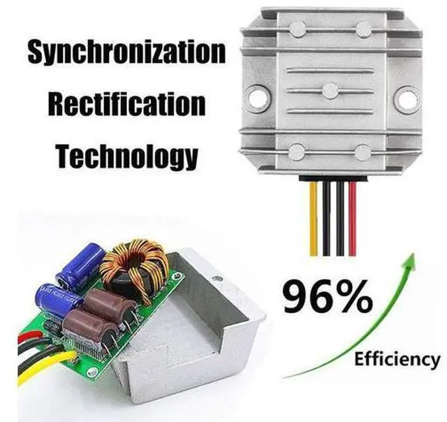 Alt view image 3 of 7 - Golf CART Voltage Reducer Automatic Buck Boost Converter DC 8V-40V to 12V 3A 36W Step Down Up Regulator Waterproof Module Transformer