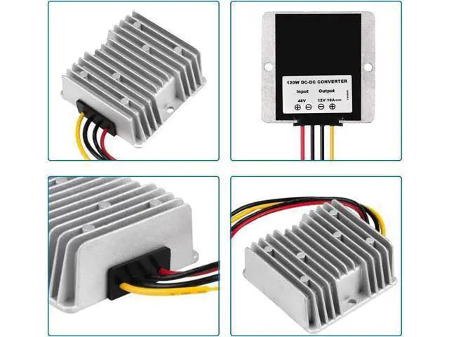 Alt view image 4 of 6 - DC Voltage Reducer Converter DC 8V-40V to 12V 10A 120W Reducer Power Converter Waterproof Regulator Module Transformer for Golf Cart Club Car (8V-40V to 12V 10A Converter)