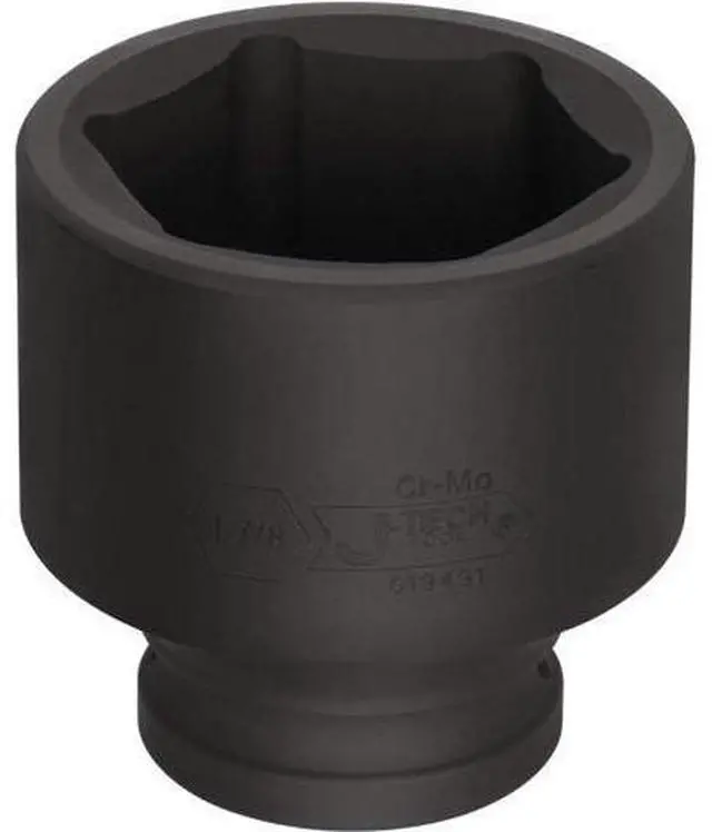 Alt view image 2 of 5 - Jetech 3/4 Inch Drive 1-7/8 Inch Standard Impact Socket, Made with Chrome Molybdenum Alloy Steel, Heat Treated, 6-Point Design, SAE