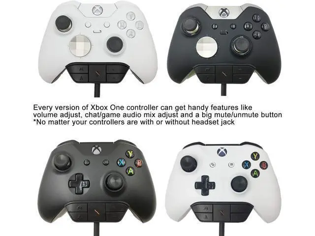 Alt view image 5 of 6 - Stereo Headset Adapter for Xbox One & Xbox Series X|S Controller - Adjust Audio Balance (Game Sound & Voice Chat), Volume, Mic Directly