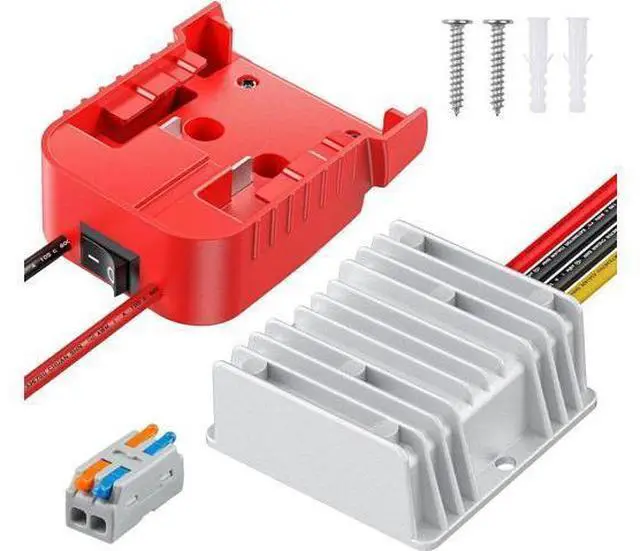 Main image of Vibit 18 V to 12 V Step-Down Converter for Milwaukee M18 Battery, DC Power Adapter, Voltage Reducer Transformer 180 W Buck Converter Regulator for Golf Cart RC Car Truck Light & DIY