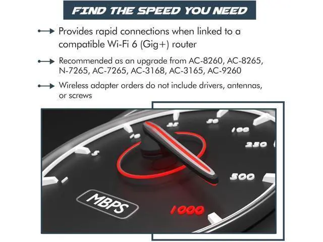 Alt view image 6 of 7 - AX200 WiFi 6 Adapter | Dual-Band 802.11ax M.2 WiFi Card for PC | Up to 2.4 Gbps | No vPro | Supports Bluetooth 5.2 & Intel, AMD, Windows 10/11, Linux AX200NGW (AX200)