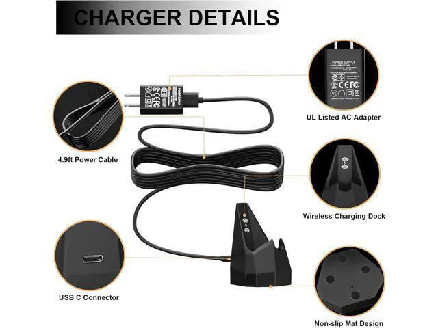 Alt view image 4 of 6 - Charging Dock Replacement for MANSCAPED 4.0, Wireless Charging Stand Base Compatible with MANSCAPED The Lawn Mower 4.0 Electric Groin Hair Trimmer Only