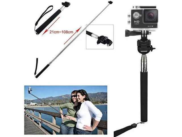 Alt view image 4 of 7 - VVHOOY Universal Action Camera Accessories Bundle Head Chest Strap Mount/Selfie Stick/Floating Hand Grip Compatible with Dragon Touch/AKASO EK7000 Brave 4 5 6 7 LE V50X/GoPro Hero 12 11 10 9 8 7