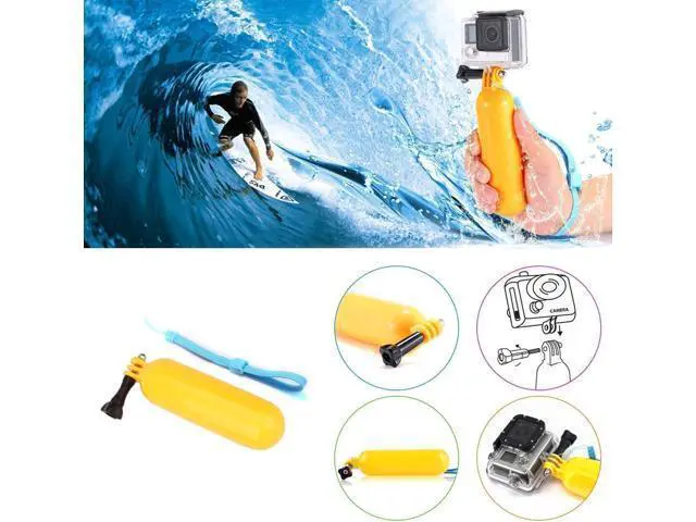 Alt view image 5 of 7 - VVHOOY Universal Action Camera Accessories Bundle Head Chest Strap Mount/Selfie Stick/Floating Hand Grip Compatible with Dragon Touch/AKASO EK7000 Brave 4 5 6 7 LE V50X/GoPro Hero 12 11 10 9 8 7