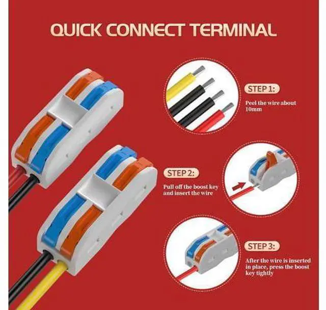 Alt view image 3 of 7 - 24VDC to 12VDC Converter 15A 180W, 18V to 12V with Fuse, Waterproof and Wire Terminal Block, for Cart LED Light Truck Vehicle Boat Solar System (Accepts DC 15-40V Inputs)