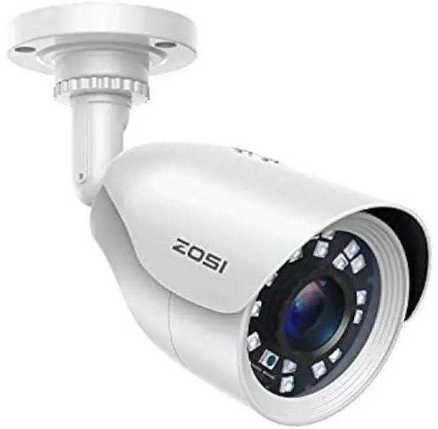 Main image of ZOSI 2MP 1080p HD Security Camera Outdoor Indoor 1920TVL (Hybrid 4-in-1 HD-CVI/TVI/AHD/960H Analog CVBS),24PCS LEDs,80ft Night Vision, 90°View Angle, Weatherproof Surveillance CCTV Bullet Camera