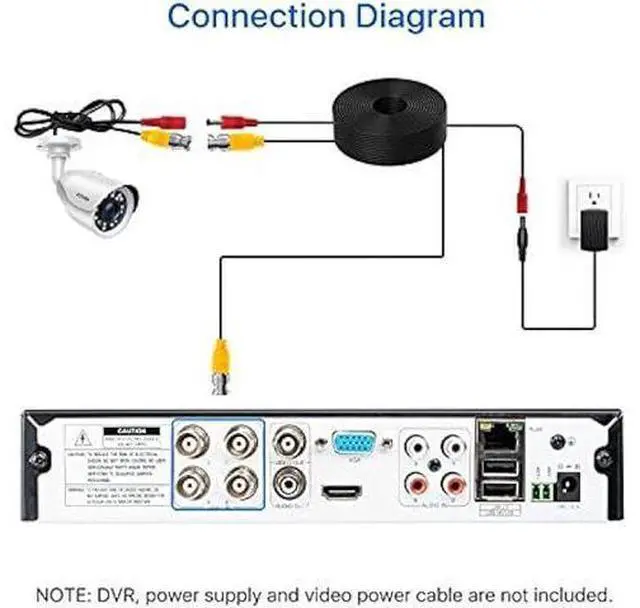 Alt view image 4 of 7 - ZOSI 2MP 1080p HD Security Camera Outdoor Indoor 1920TVL (Hybrid 4-in-1 HD-CVI/TVI/AHD/960H Analog CVBS),24PCS LEDs,80ft Night Vision, 90°View Angle, Weatherproof Surveillance CCTV Bullet Camera
