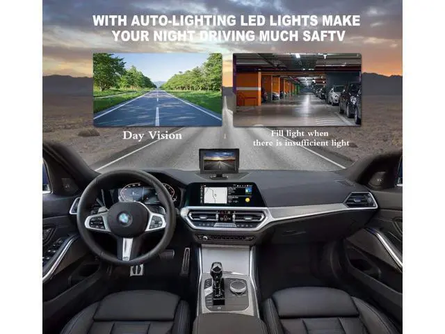 Alt view image 5 of 7 - JPP License Plate Backup Camera - IP68 Waterproof, Wide Angle View, Night Vision LED - Universal Car Rear View Reversing Camera