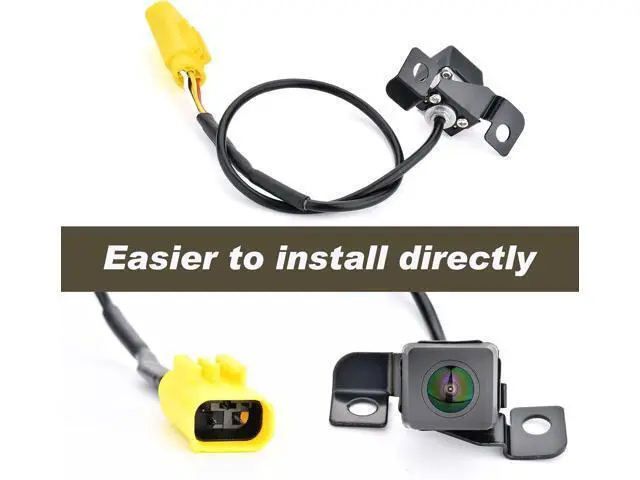 Alt view image 3 of 6 - Rear View Backup Camera Compatible with Kia Sorento 2011 2012 2013 Park Assist Camera Replaces# 95760-2P202 592-267 957602P000 957602P201