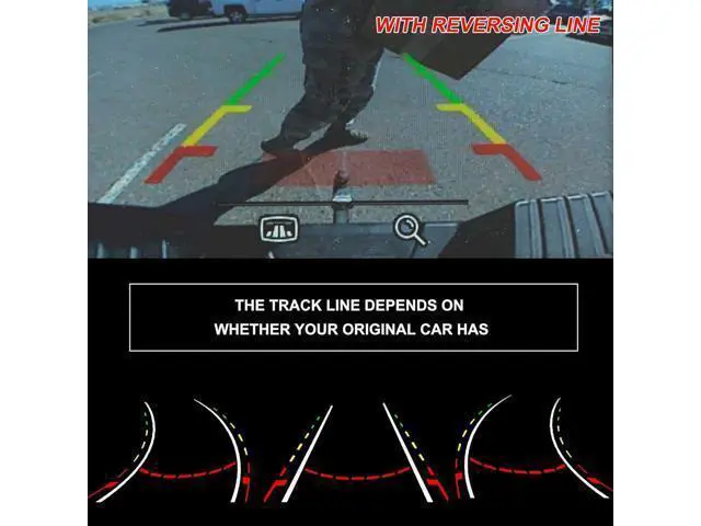 Alt view image 5 of 6 - Rear View Backup Camera Compatible with Kia Sorento 2011 2012 2013 Park Assist Camera Replaces# 95760-2P202 592-267 957602P000 957602P201