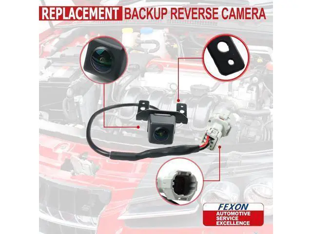 Alt view image 2 of 7 - FEXON 95760-3S102 Vehicle Rear View Backup Reverse Camera Compatible with Hyundai Sonata 2011 2012 2013 2014