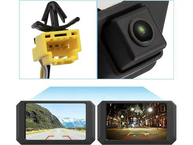 Alt view image 4 of 7 - Rear View Backup Camera Fits 2011-2013 Optima Hybrid,Night Vision 2.0L 2.4L,Parking Assist Camera 170°Ultra Wide Angle HD Night Vision Waterproof, Replace 95760-2T001 95760-2T101