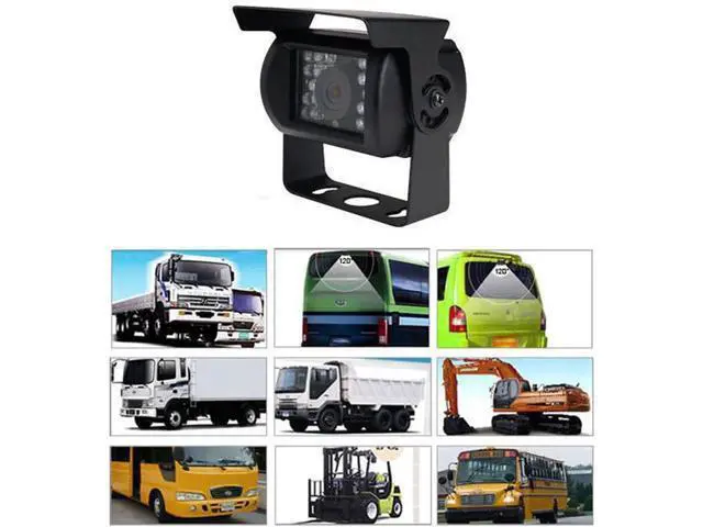 Alt view image 6 of 6 - 4Pin Car Vehicle Backup Rear View Reversing Parking Camera Night Vision for Truck Lorry Pickup Bus Vehicle Caravans Camping SUV 4 Pin Connector Plug Waterproof Shockproof 12V/24V
