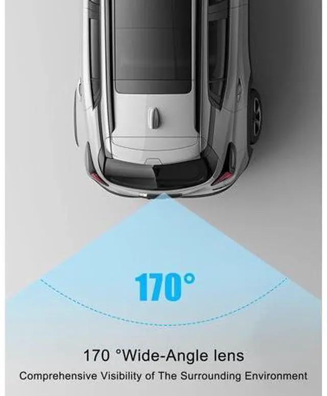 Alt view image 5 of 6 - HD 1080P Rear View Backup Reverse Camera Fit for GMC Terrain 2014-2017, Chevy Equinox 2014-2015 Trax 2013-2021, Buick Encore 2013-2021, IP68 Waterproof Replace 22868129 42389646