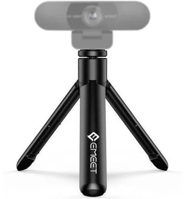 Main image of Webcam Tripod, EMEET Professional Webcam Mini Tripod, Portable & Lightweight, Adjustable Height from 5.7-12.2 in, Stable Use, Universal Compatible for Most Webcams/Phones/GoPros/Mirrorless Cameras