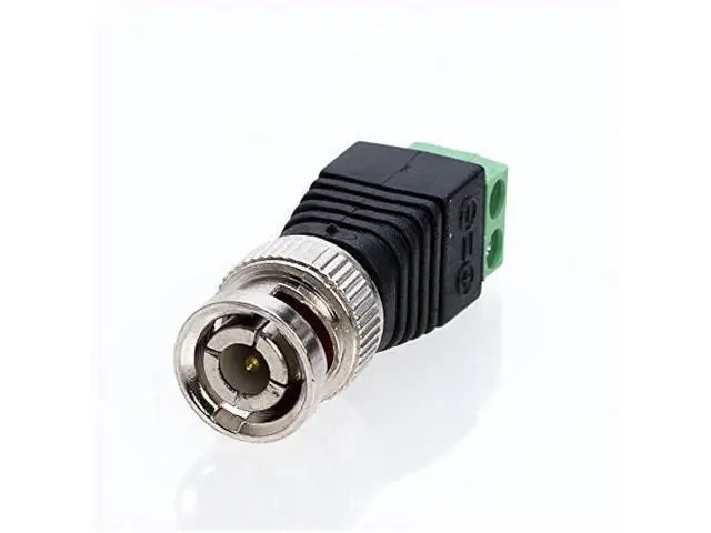 Alt view image 2 of 5 - Cctv4Less BNC Male Balun Connector for Coax CAT5 CAT6 CAT7 to CCTV Surveillance Video Camera - Choose a Pack of 10/20/30/50/100 Units (30)