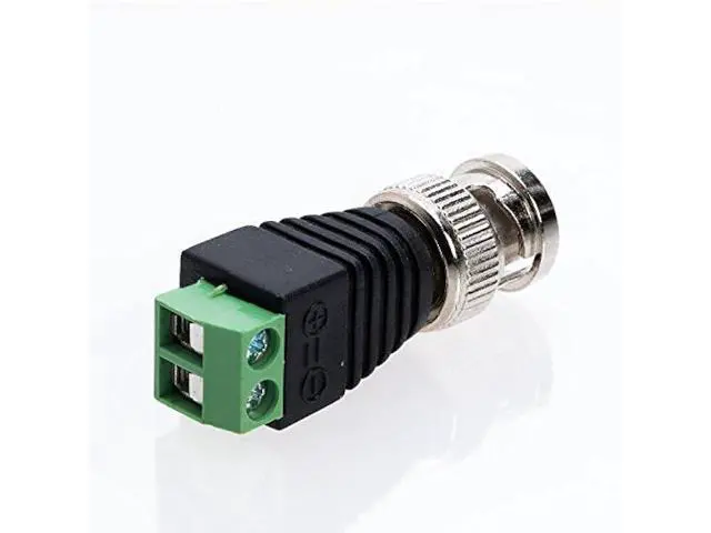 Alt view image 3 of 5 - Cctv4Less BNC Male Balun Connector for Coax CAT5 CAT6 CAT7 to CCTV Surveillance Video Camera - Choose a Pack of 10/20/30/50/100 Units (30)