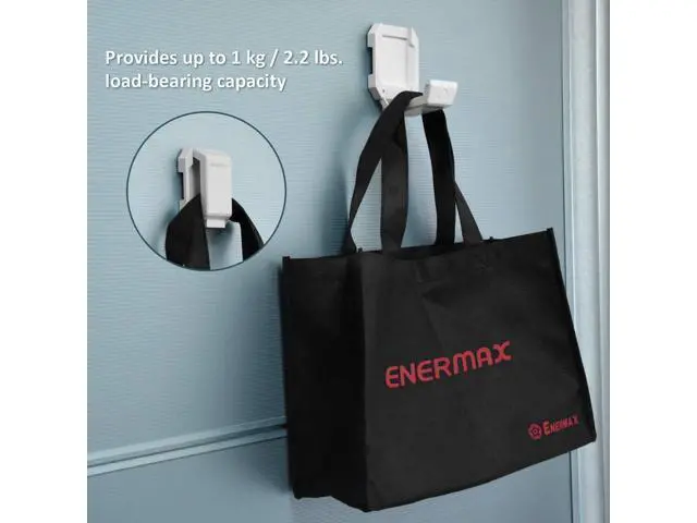 Alt view image 5 of 5 - Enermax Magnetic Mounting Headset Holder with Metal Protection Foam, Provides up to 1 kg/2.2 lbs, Compatible with Computer/Gaming Headsets, Headphone of all Shapes and Sizes, EHB001