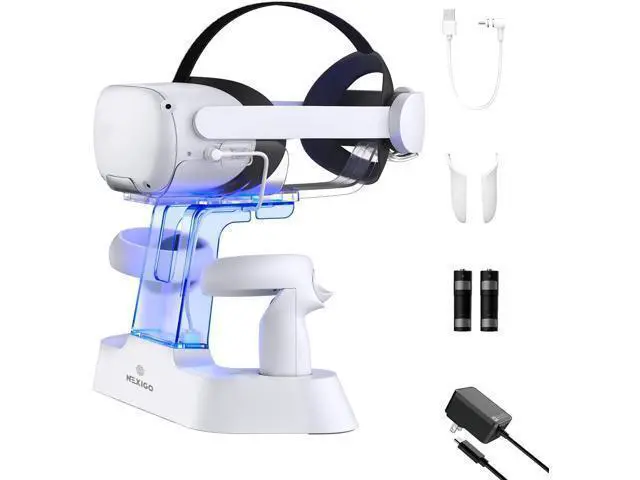 Alt view image 7 of 7 - RGB Gaming Headphones Stand with 2 USB Ports Headset Stand with 10 Light Modes and Non-Slip Rubber, Suitable for All Earphone Accessories, Best Gift for Husband, Kids, Boyfriend