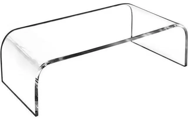 Main image of AMT Acrylic Laptop Monitor Stand & Computer Riser with Cat Keyboard Protector, Space-Saving Design, Extra Storage, Clear Shelf - Ideal for Monitors, Laptops, Printers, Desktop Decor