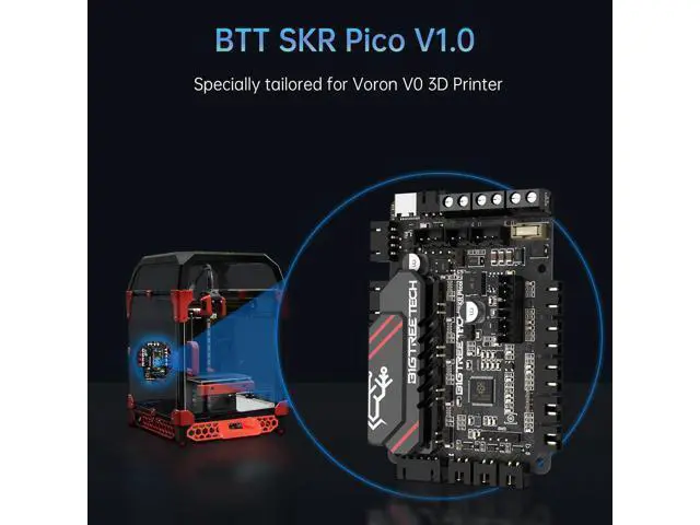 Alt view image 3 of 7 - BIGTREETECH SKR PICO V1.0 Control Board Mini Controller Board with TMC2209 UART Stepper Motor and Raspberry Pi Online Printing for Voron V0 V0.1 3D Printer Motherboard