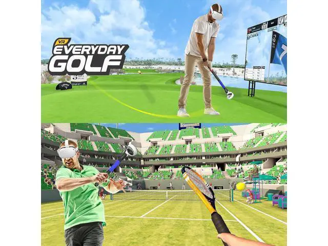 Alt view image 5 of 7 - VR Game Handle Accessories for Quest 2 Controllers, Extension Grips for Playing Beat Saber Gorilla Tag Long Arms, VR Handle Attachments Compatible with Playing VR Games