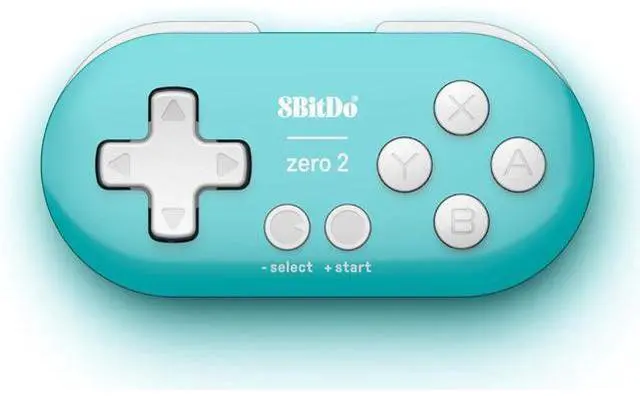 Main image of Nargos 8Bitdo Zero 2 Bluetooth Key Chain Sized Mini Controller for Nintendo Switch, Windows, Android and macOS (Turquoise Edition)