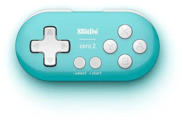 Main image of 8Bitdo Zero 2 Bluetooth Gamepad Keychain Sized Mini Controller for Switch, Windows, Android, macOS & Raspberry Pi(Turquoise Edition)