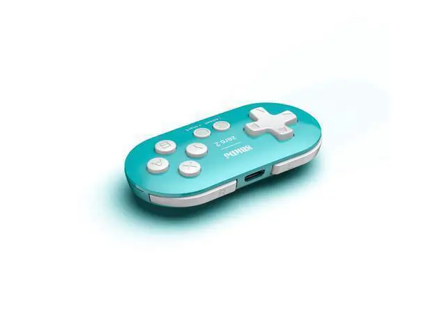 Alt view image 4 of 7 - 8Bitdo Zero 2 Bluetooth Gamepad Keychain Sized Mini Controller for Switch, Windows, Android, macOS & Raspberry Pi(Turquoise Edition)