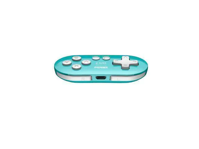 Alt view image 5 of 7 - 8Bitdo Zero 2 Bluetooth Gamepad Keychain Sized Mini Controller for Switch, Windows, Android, macOS & Raspberry Pi(Turquoise Edition)