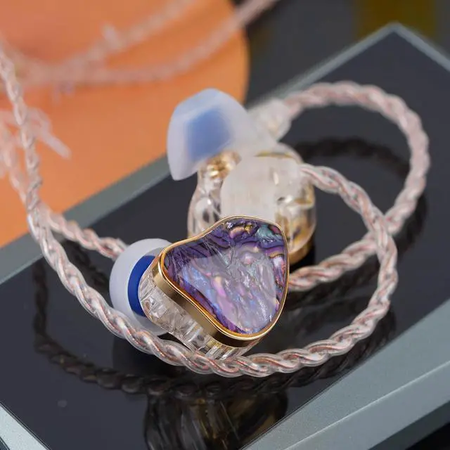 Alt view image 6 of 7 - DB2 Purple No Mic 1DD+1BA Hybrid IEM 3.5mm 0.78 2Pin | 1DD+1BA hybrid driver with titanium graphene diaphragm, resin aluminum faceplate, 0.78mm 2Pin cable,pure audiophile