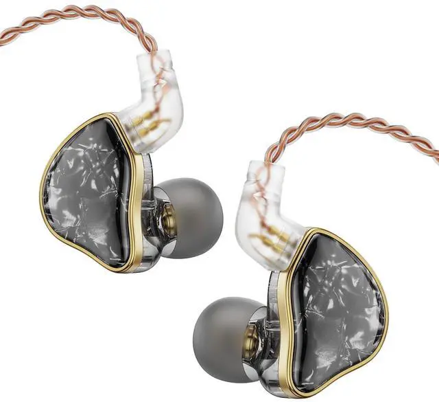 Main image of DB2 Black No Mic 1DD+1BA Hybrid IEM 3.5mm 0.78 2Pin | 1DD+1BA hybrid driver with titanium graphene diaphragm, resin aluminum faceplate, 0.78mm 2Pin cable,pure audiophile