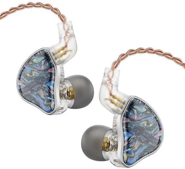 Main image of DB2 Blue No Mic 1DD+1BA Hybrid Wired IEM 3.5mm 0.78 2Pin | 1DD+1BA hybrid driver with titanium graphene diaphragm, resin aluminum faceplate, 0.78mm 2Pin cable,pure audiophile