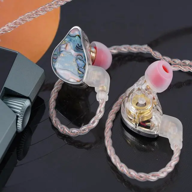 Alt view image 5 of 7 - DB2 Blue No Mic 1DD+1BA Hybrid Wired IEM 3.5mm 0.78 2Pin | 1DD+1BA hybrid driver with titanium graphene diaphragm, resin aluminum faceplate, 0.78mm 2Pin cable,pure audiophile
