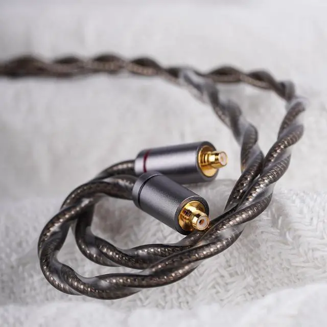 Alt view image 2 of 7 - DuskSky 4.4mm Balanced IEM Cable 0.78mm 2Pin 6N HiFi Upgrade Cord | 4.4mm balanced plug delivers wider sound stage and clearer sound separation for balanced players